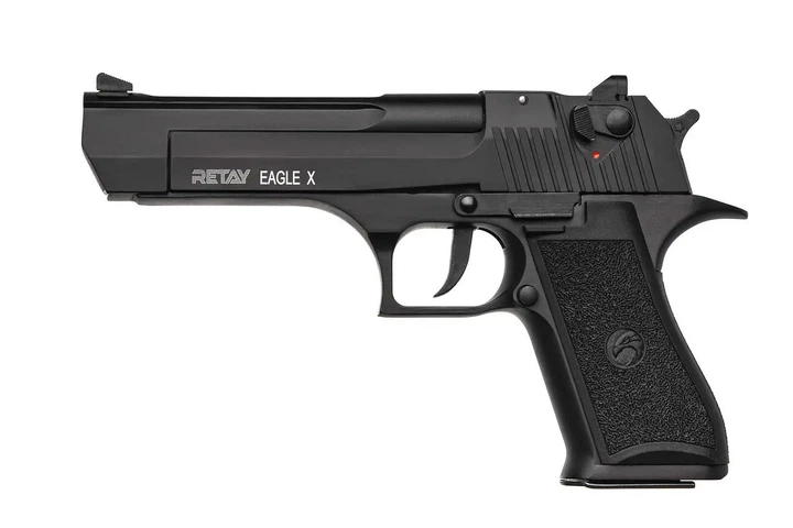 Стартовый пистолет RETAY EAGLE - X Black + Патроны 25шт. - изображение 3