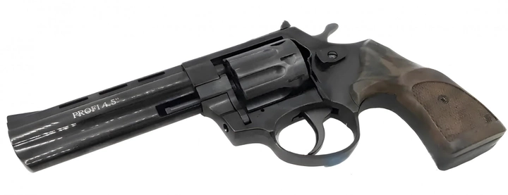 Револьвер под патрон Флобера Profi 4.5" черный Pocket з Кобурою - зображення 2