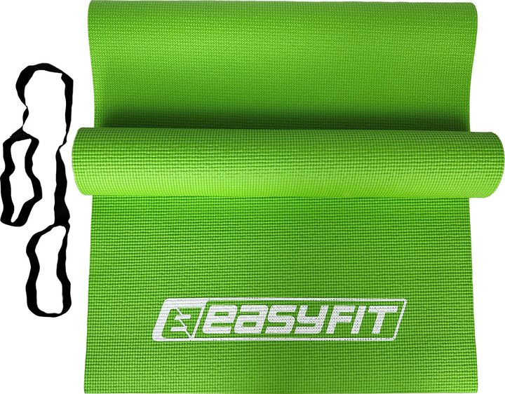 Коврик EasyFit для йоги и фитнеса (йога мат) ПВХ (PVC) 173х61 см ...