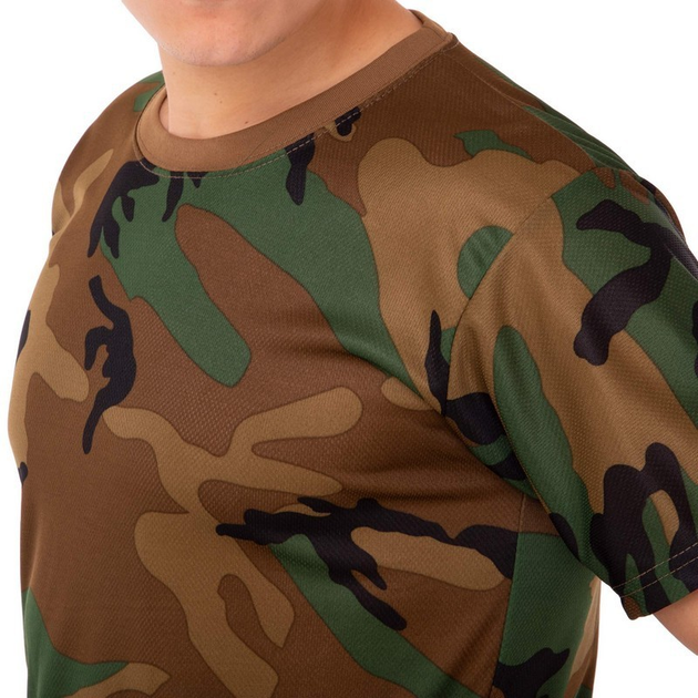 Летняя футболка мужская тактическая Jian 9184 размер XL (50-52) Пиксель - изображение 2