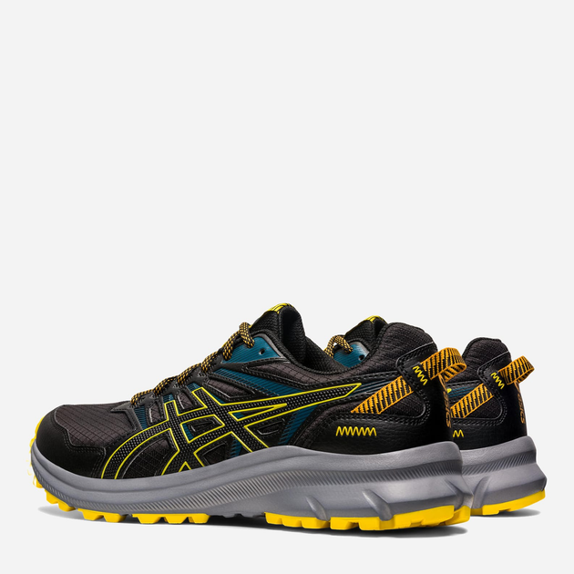 Чоловічі кросівки для бігу ASICS Trai Scout 2 1011B181-009 41.5 26 см Чорний/Жовтий (4550456263598) - зображення 4