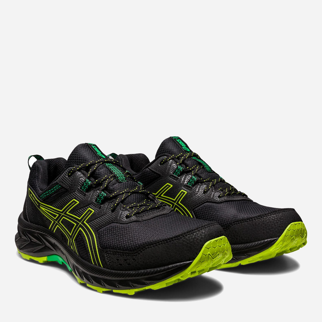 Buty do biegania w terenie męskie ASICS Gel-Venture 9 1011B486-003 42.5 27 cm Czarny/Limonkowy (4550456323476) - obraz 2