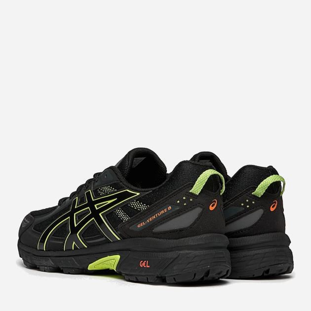 Чоловічі кросівки ASICS Gel-Venture 6 1203A245-002 42.5 27 см Чорні з салатовим (4550456207479) - зображення 3