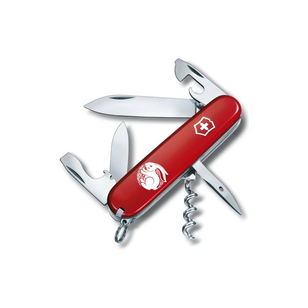 Нож Victorinox Spartan Zodiac Red "Щасливий Кролик" White (1.3603_Z2160u) - изображение 1