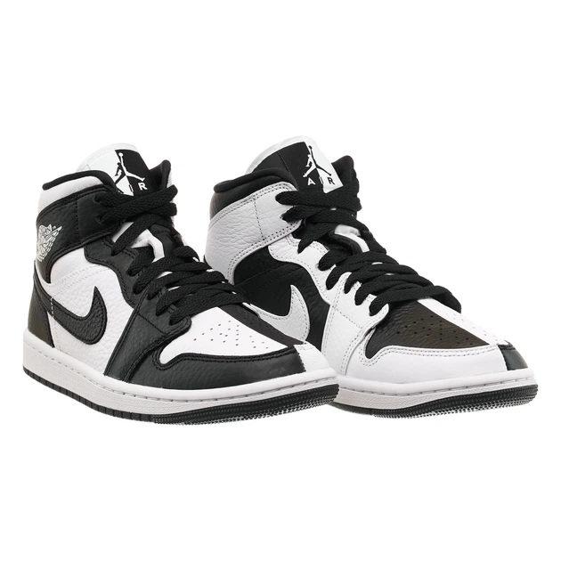 Кроссовки женские Jordan 1 Mid Se 39 Черно-белый DR0501-101 - изображение 10