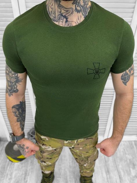 Тактическая футболка из материала инновационного ВСУ Хакі XXL - изображение 1
