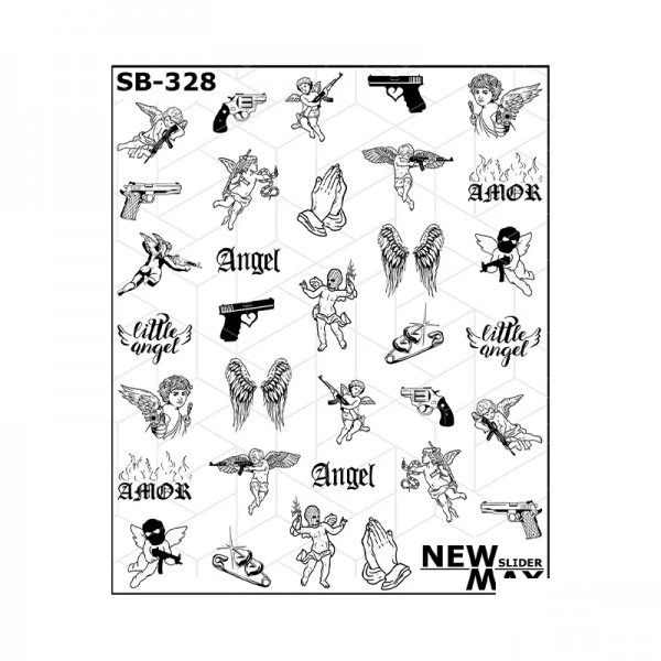 Слайдер-дизайн для ногтей New Max SB-328 Купидон (2100994273010) от ...