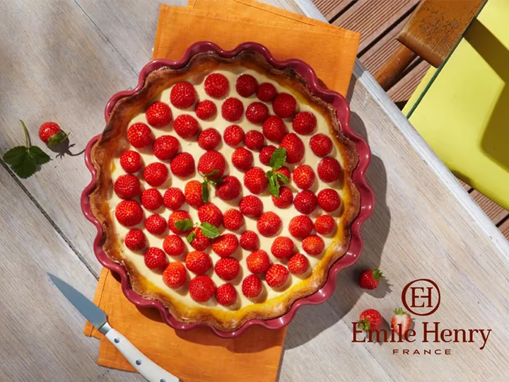 Форма для выпечки глубокая Emile Henry Ovenware 24 см красная (346024) - изображение 2