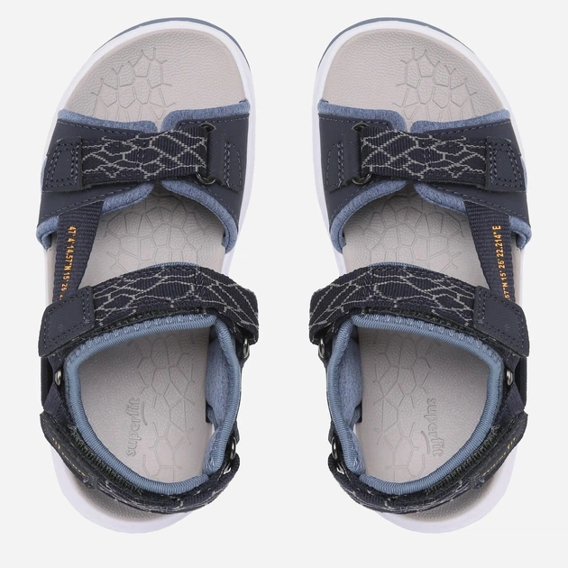Sandały chłopięce skórzane Superfit Criss Cross 1-000580-8010 32 Blue (9010159149124) - obraz 4