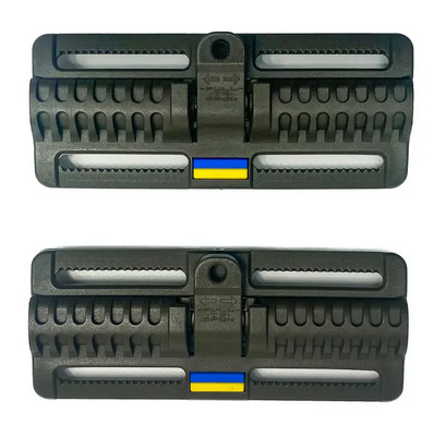 Пряжка быстрого сброса с флагом Украины Safety А.FP-2221A+B (Кайман 1) Хаки - изображение 1