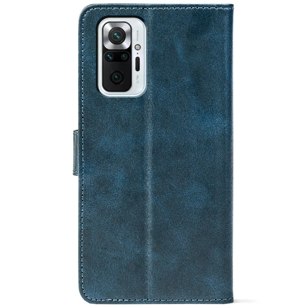 Чохол-книжка Crazy Horse Clasic для Xiaomi Redmi Note 10 Pro Dark Blue (Front) (46711) - Фото 3 Чохол-книжка Crazy Horse Clasic для Xiaomi Redmi Note 10 Pro Dark Blue (Front) (46711) - изображение 3