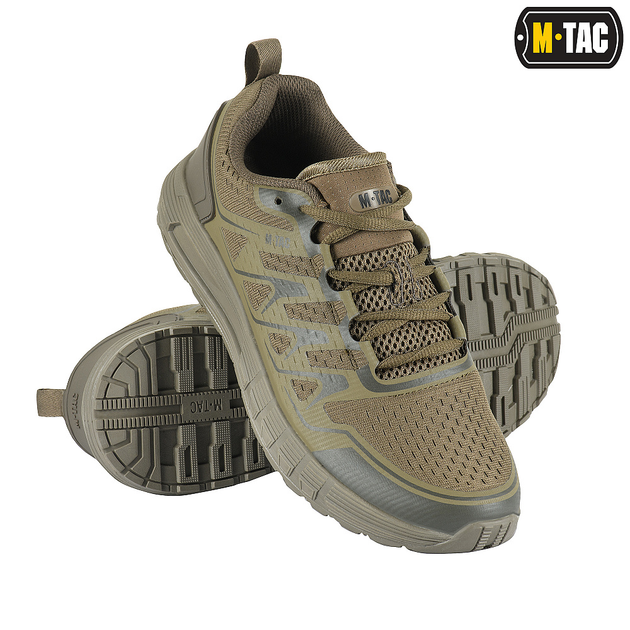 Кроссовки тактические M-TAC SUMMER SPORT DARK OLIVE р.36 Темно-оливковые - изображение 1