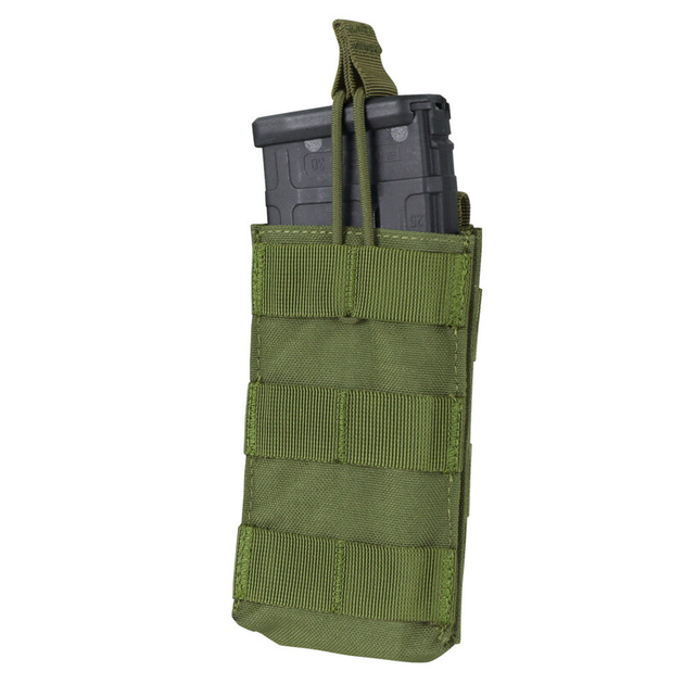 Подсумок для магазина карабина молле Condor Single M4/M16 Open Top Mag Pouch MA18 Олива (Olive) - изображение 1