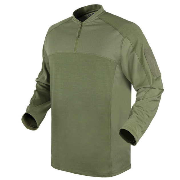 Бойова антимікробна футболка з довгим рукавом Condor Trident Battle Top Long Sleeve 101206 Large, Оліва (Olive) - зображення 1