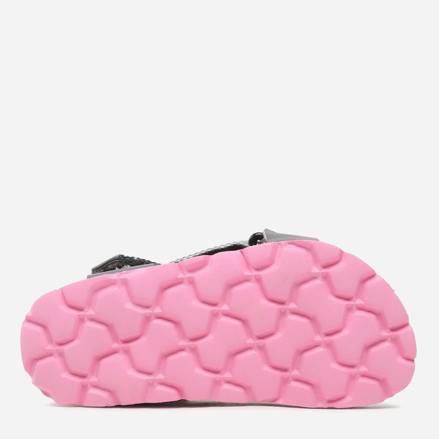 Дитячі шкіряні сандалії для дівчинки Superfit Fussbettpantoffel 1-000116-2010 32 Сірі (9008518875333) - зображення 5