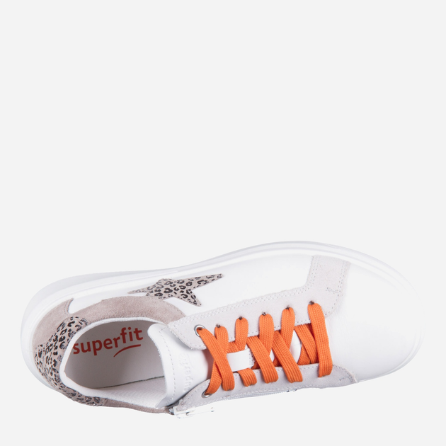 Дитячі кеди для дівчинки Superfit Cosmo 1-006461-1010 33 Білі (9010159088416) - зображення 4