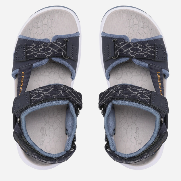 Sandały chłopięce skórzane Superfit Criss Cross 1-000580-8010 37 Blue (9010159149179) - obraz 4
