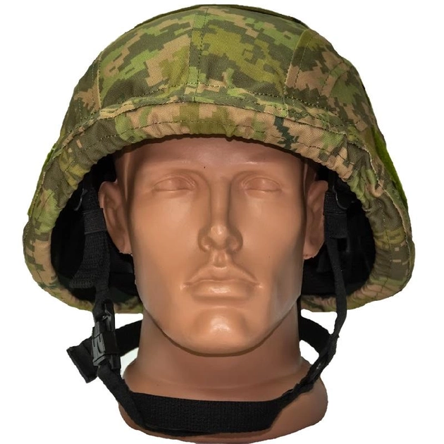 Кавер на шлем с козырьком Kirasa Ballistic Helmet KC-HM001 мультикам (KI605) S-M - изображение 1