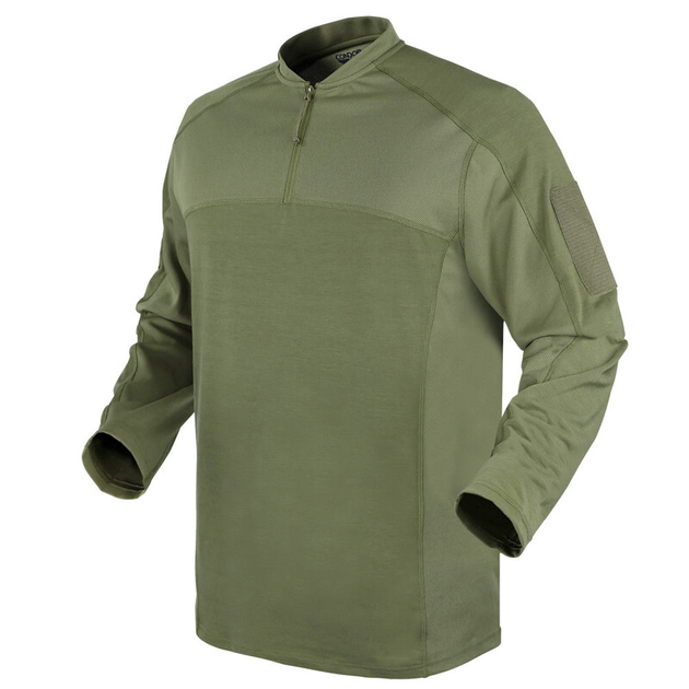 Боевая антимикробная рубашка Condor Trident Battle Top Long Sleeve 101206 Small, Олива (Olive) - изображение 1