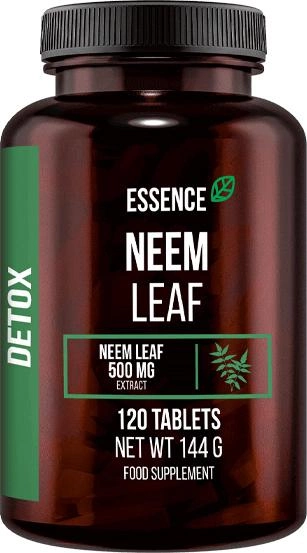 Екстракт листя індійського німу Essence Neem Leaf 500 мг 120 таблеток (5902811812856) - зображення 1