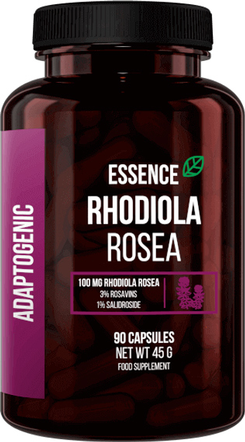 Екстракт кореня родіоли рожевої Essence Rhodiola Rosea 90 капсул (5902811814034) - зображення 1