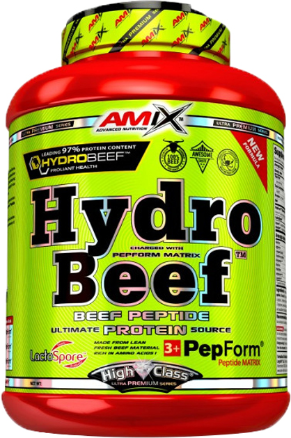 Białko Amix Hydro Beef 1000 g Czekoladowo-kokosowy (8594159538450) - obraz 1