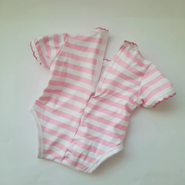 Одяг для ляльки Бебі Борн / Baby Born 40 - 43 см боді з єдинорогом рожевий 8621 - зображення 4