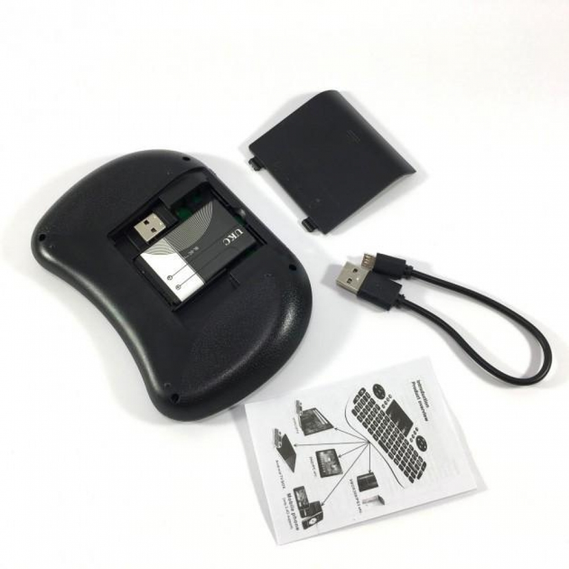Бездротова клавіатура з тачпадом Keyboard wireless MWK08/i8 Led touch з акумулятором, підсвічуванням, для ПК, смарт-телевізора, смартфона (64767262) - зображення 4