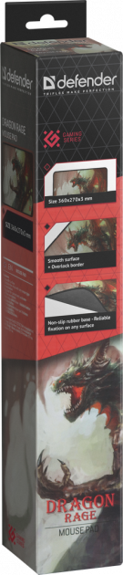 Ігрова поверхня Defender Dragon Rage M (50558) - изображение 4