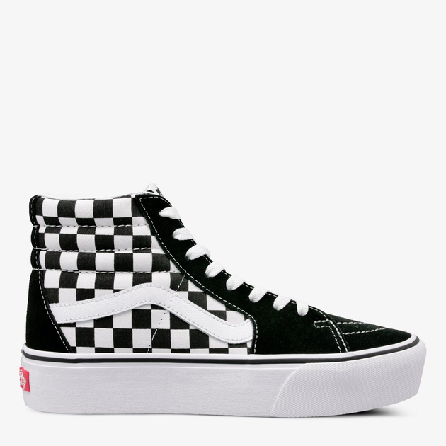 Tenisówki damskie materiałowe na platformie za kostkę Vans Sk8-Hi VN0A3TKNQXH1 38 (7.5US) 24cm Czarny/Białe (190849925906) - obraz 1