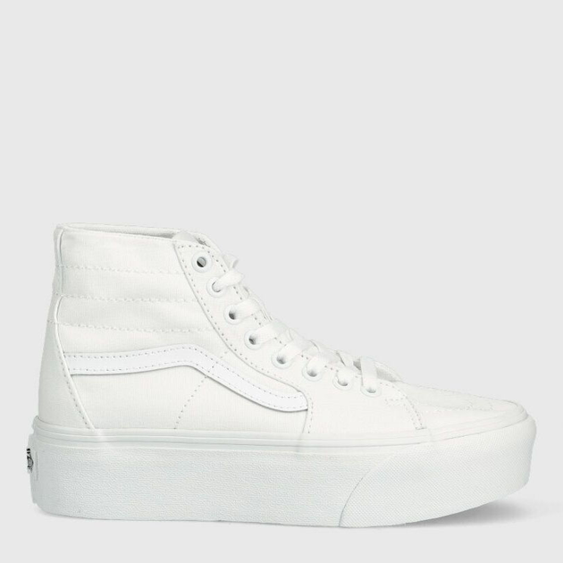 Tenisówki damskie materiałowe na platformie za kostkę Vans Sk8-Hi VN0A5JMKW001 41 (10US) 26.5 cm Białe (196570277482) - obraz 1