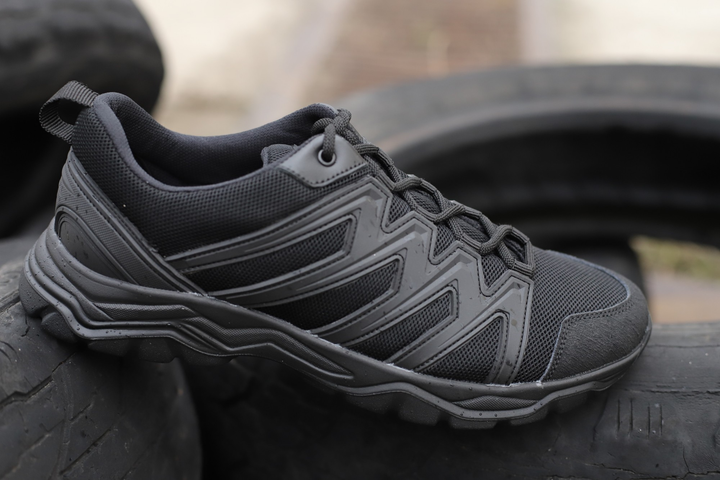 Кросівки літні на сітці Urban чорні 45 - зображення 1