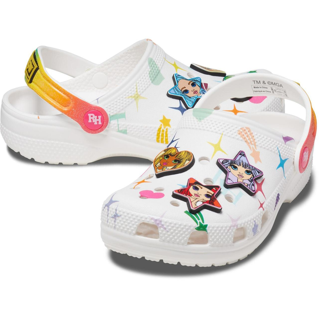 Crocs on sale rainbow clog