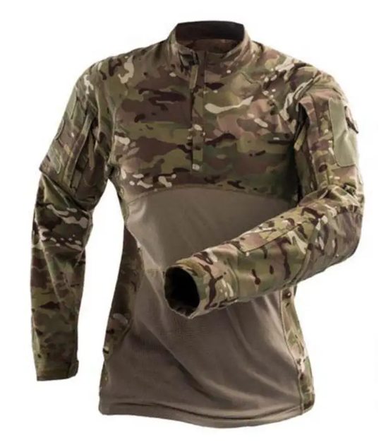 Тактичний літній легкий військовий реглан, убакс, сорочка Han Wild мультикам р.S - зображення 1