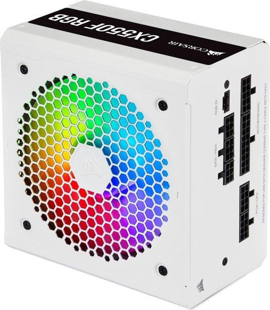 Блок питания Corsair CX550F RGB 550W White (CP-9020225-EU) – фото ...
