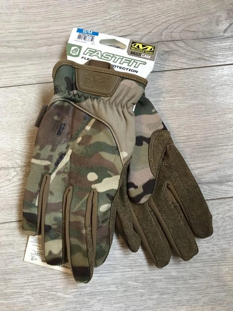 Тактичні рукавиці Mechanix Wear Tactical FastFit мультикам M - зображення 1