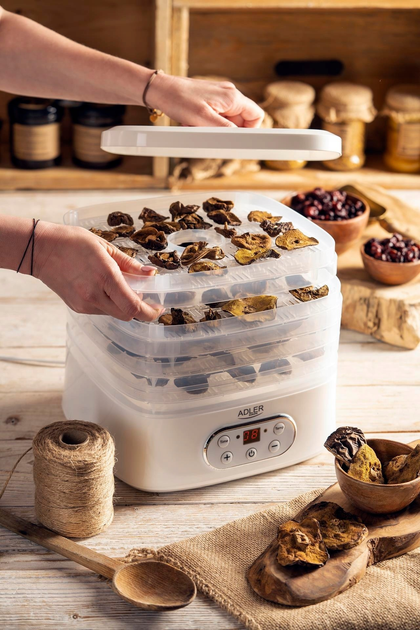 Сушилка электрическая для овощей фруктов грибов и мяса Adler AD 6658 дегидратор - изображение 10