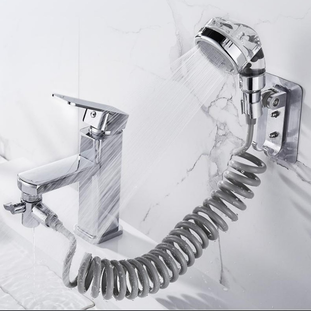 Компактная портативная душевая система на умывальник Modified Faucet ...