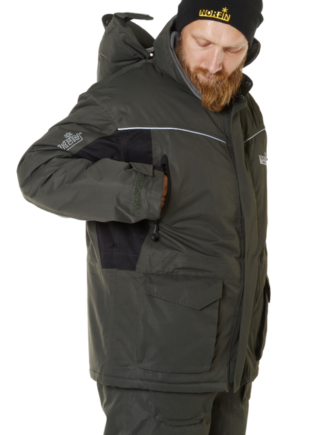 Костюм зимний дышащий Norfin ELEMENT GRAY -20°/ 6000мм / M,439202-M - изображение 5