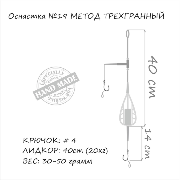 Оснастка карповая ORANGE #19 Method Feeder Leadcore, для бойла, 50 гр.,MF1950 - Фото 2 Оснастка карповая ORANGE #19 Method Feeder Leadcore, для бойла, 50 гр.,MF1950 - изображение 2