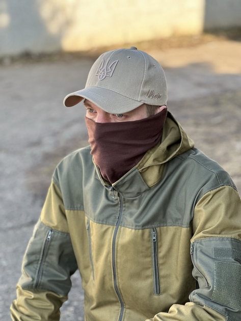 Тактическая кепка Tactic бейсболка с лого Герб Украины Койот (TY-9883-coyote) - изображение 4