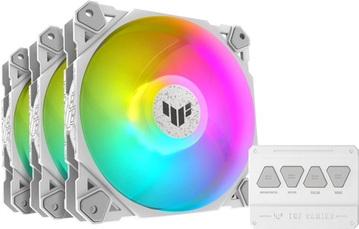 Zestaw chłodzenia ASUS TUF Gaming TF120 ARGB 3IN1 White (90DA0033-B09030) - Zdjęcie 1 Zestaw chłodzenia ASUS TUF Gaming TF120 ARGB 3IN1 White (90DA0033-B09030) - obraz 1