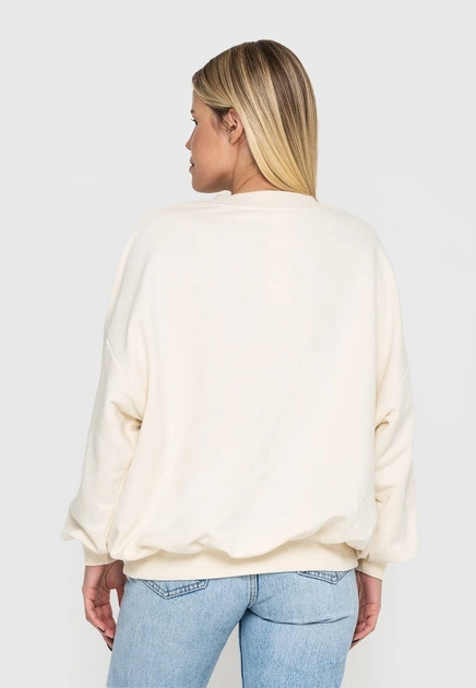 Свитшот женский бежевый однотонный 220804 M РОЗА от продавца ...