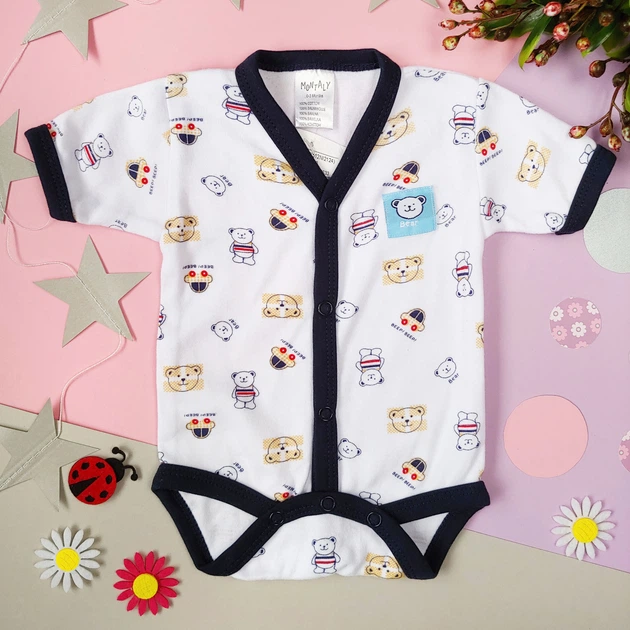 Боди с коротким рукавом Hawk Kids 512NI2124 68 см Белый - Фото 1 Боди с коротким рукавом Hawk Kids 512NI2124 68 см Белый - изображение 1
