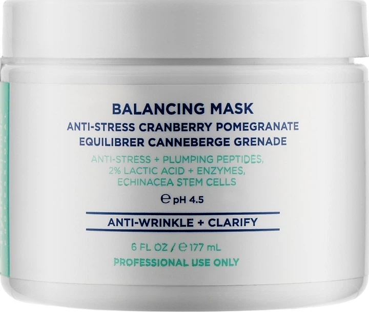Антистрессовая маска с клюквой и гранатом - HydroPeptide Balancing Mask 15ml (15ml, 177ml) (940004-1195919-2) - Фото 1 Антистрессовая маска с клюквой и гранатом - HydroPeptide Balancing Mask 15ml (15ml, 177ml) (940004-1195919-2) - изображение 1