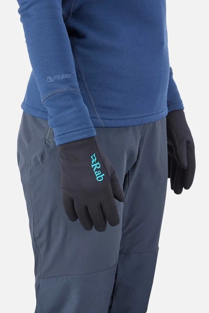 Женские перчатки Rab Power Stretch Pro Gloves Womens M Темно-синій - изображение 5