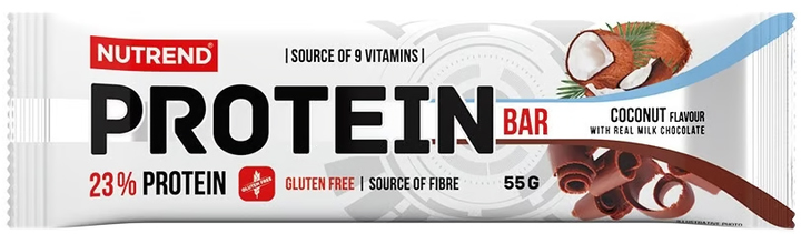 Baton białkowy Nutrend Protein Bar 55 g Coconut (8594014861570) - obraz 1