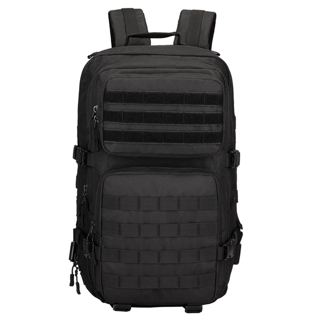 Рюкзак тактичний штурмовий військовий Protector plus S458 45л з системою Molle black - изображение 1