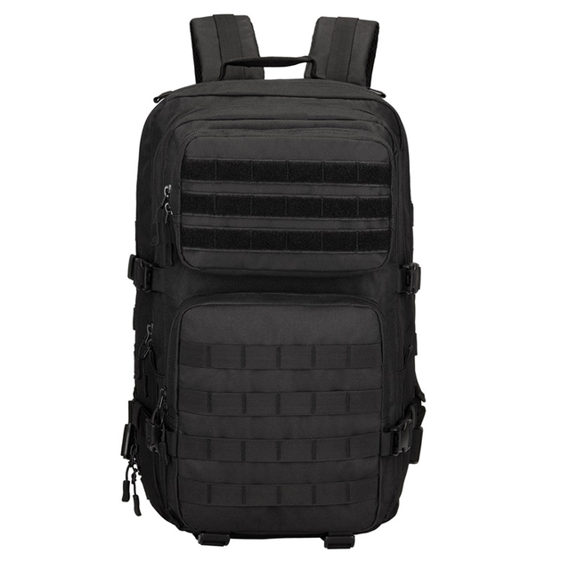 Рюкзак тактичний штурмовий військовий Protector plus S458 45л із системою Molle black - зображення 1