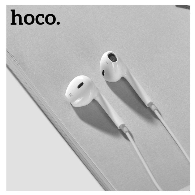 Навушники HOCO M101 Crystal joy Type-C wire-controlled digital earphones with microphone White (6931474782366) - Фото 3 Навушники HOCO M101 Crystal joy Type-C wire-controlled digital earphones with microphone White (6931474782366) - зображення 3